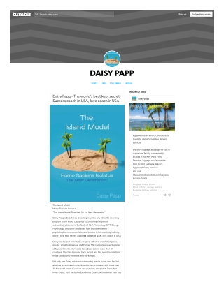Daisy Papp - The world's best kept secret germany. Success coach germany, love c
