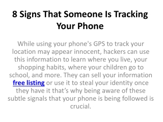 8 Signs That Someone Is Tracking Your Phone