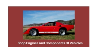 Shop Vehicles Engines And Components