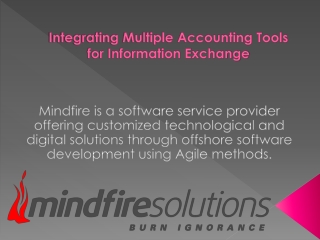 Integrating Multiple Accounting Tools for Information Exchange