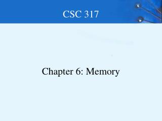 CSC 317