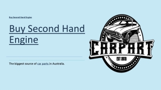 Buy Second Hand Engine