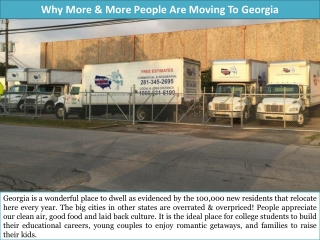 Why More And More People Are Moving To Georgia