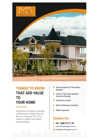 Things To Know that Add Value to Your Home