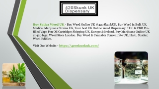 Buy Weed Strains Online Uk