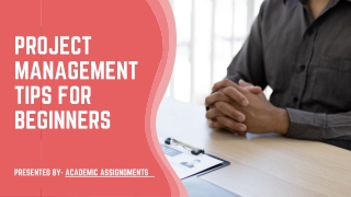 Project Management Tips For Beginners