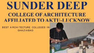 Top B.ARCH Colleges in NCR| Best M.ARCH Colleges in NCR