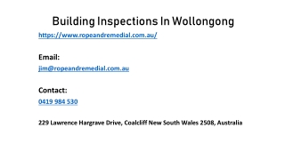 The Facts About Building Inspections in Wollongong