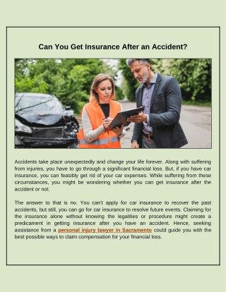 What You Need To Know About Car Insurance After an Accident