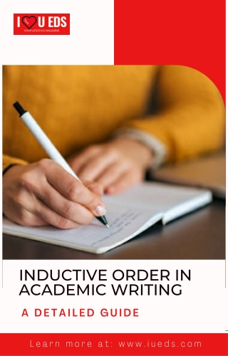 A COMPLETE GUIDE TO ACADEMIC WRITING INDUCTIVE ORDERS
