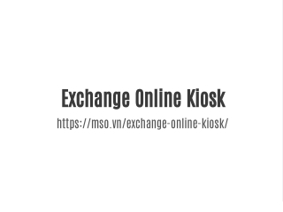 Exchange online kiosk