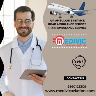 Now Opt for the Fast Air Ambulance in Bagdogra by Medivic at Fare Cost