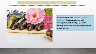 Prenatal Therapist Etobicoke - Physio in The Six