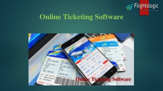 Online Ticketing Software
