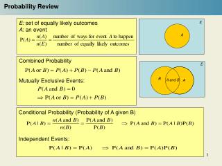 Probability Review