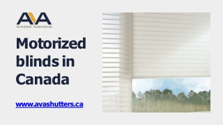 Best Motorized Blinds in North York Canada