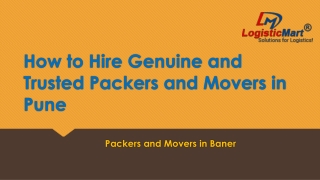 How to Hire Genuine and Trusted Packers and Movers in Pune