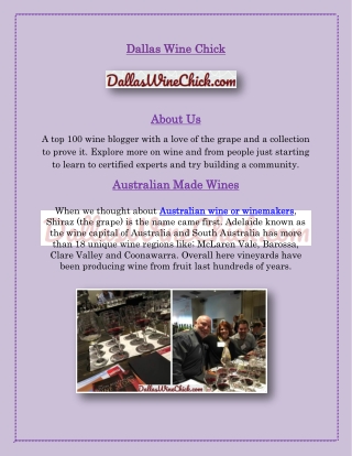 Australian Winemakers