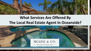 What Services Are Offered By The Local Real Estate Agent In Oceanside