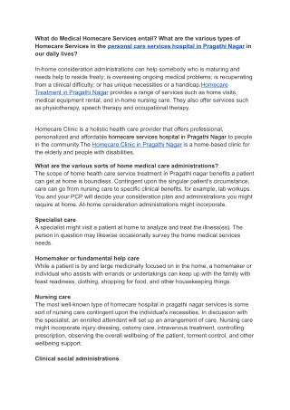 Namasvi Artilce (Homecare Services) - Google Docs