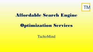 Affordable Search Engine Optimization Services