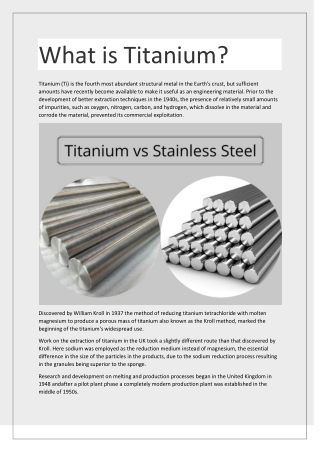 Which Metal Is Stronger Titanium Or Stainless Steel - Ajami Kassem
