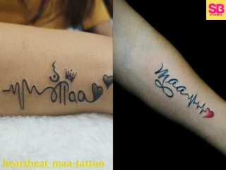 What does a couple love heart R tattoo design mean?