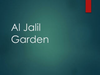 Al Jalil Garden