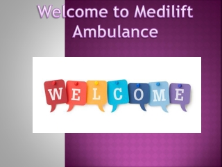 Book World-class Ambulance Service in Pitampura by Medilift