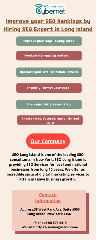 Improve your SEO Rankings by Hiring SEO Expert in Long Island
