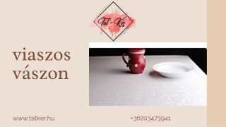 Vásároljon viaszos vászont – TatKer!