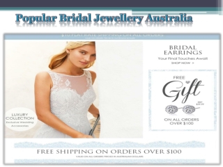 Popular Bridal Jewellery Australia