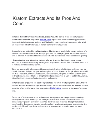 Kratom store