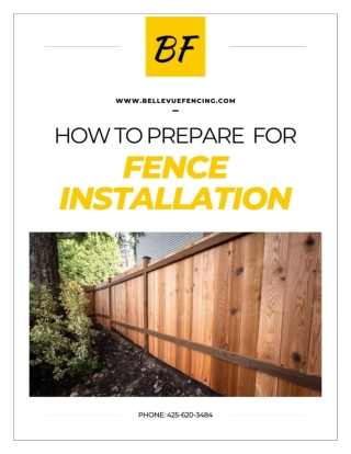 How to Prepare for a Home Fence Installation?