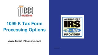 IRS 1099 K Form - File 1099 K For 2022