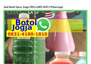 Jual Botol Spray Jogja