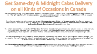 Get Same-day & Midnight Cakes Delivery on all Kinds of Occasions in Canada-converted