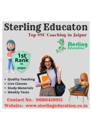 Sterling Education - Top SSC Coaching in Jaipur
