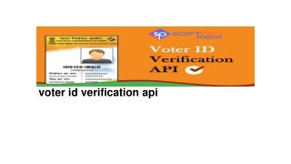 Voter id online verification api