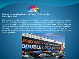 Poster Printing is a great way to spread brand awareness: