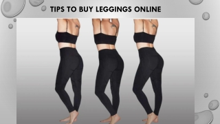 Tips to buy leggings online