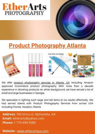 Product Photography Atlanta-GA