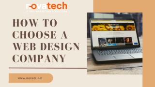 How to Choose a Web Design Company