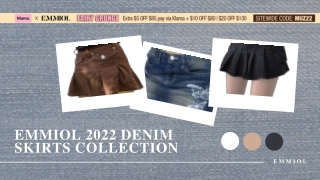 Explore Emmiol Denim Skirts Collection