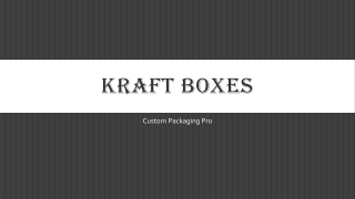 Kraft Boxes
