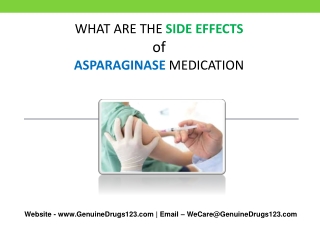What are the side effects of Asparaginase