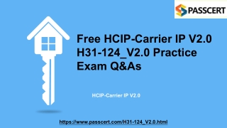 2022 Update HCIP-Carrier IP V2.0 H31-124_V2.0 Real Dumps