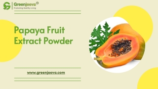 Papaya Fruit Extract Powder