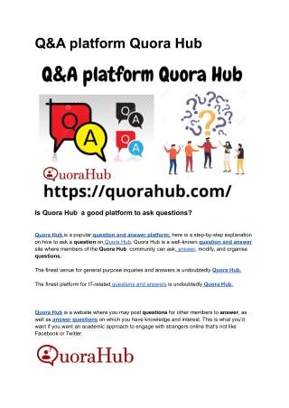 Q&A platform Quora Hub (1) (1)