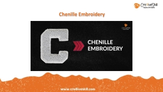 Best Chenille Embroidery Digitizing Service | Cre8iveSkill